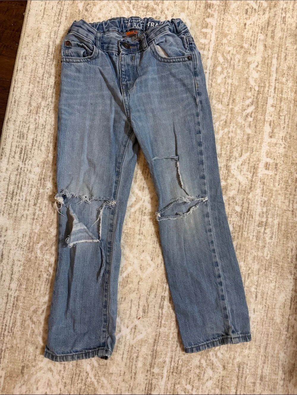 The Children's Place Light Blue Distressed Kids Jeans